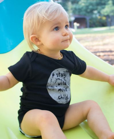 Stay Wild Moon Child Organic Baby Bodysuit