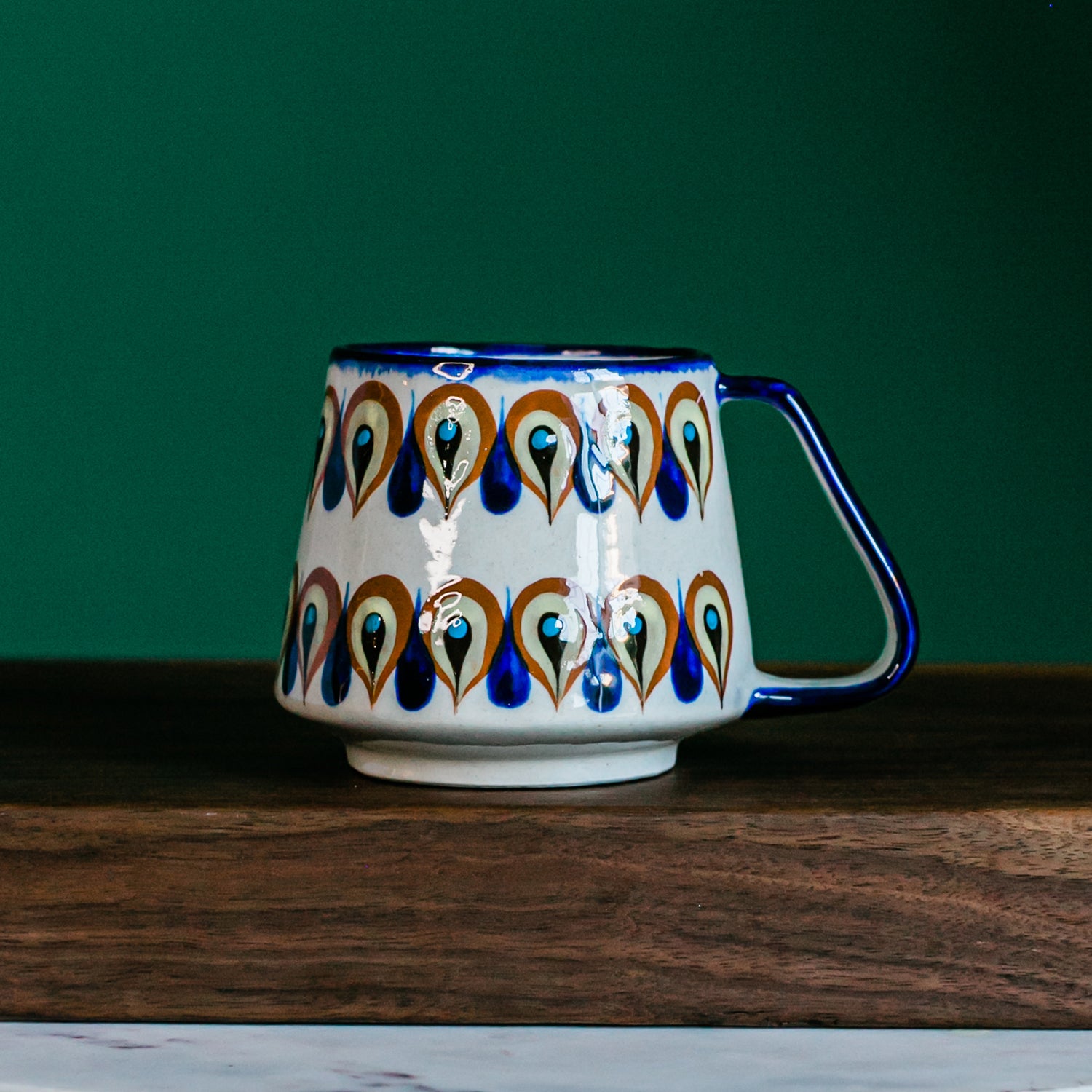 Lucia's World Emporium Fair Trade Handmade Guatemalan Ceramic Beer Mug
