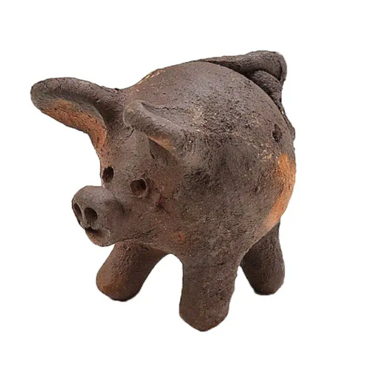 Good luck pig, fair trade, handmade