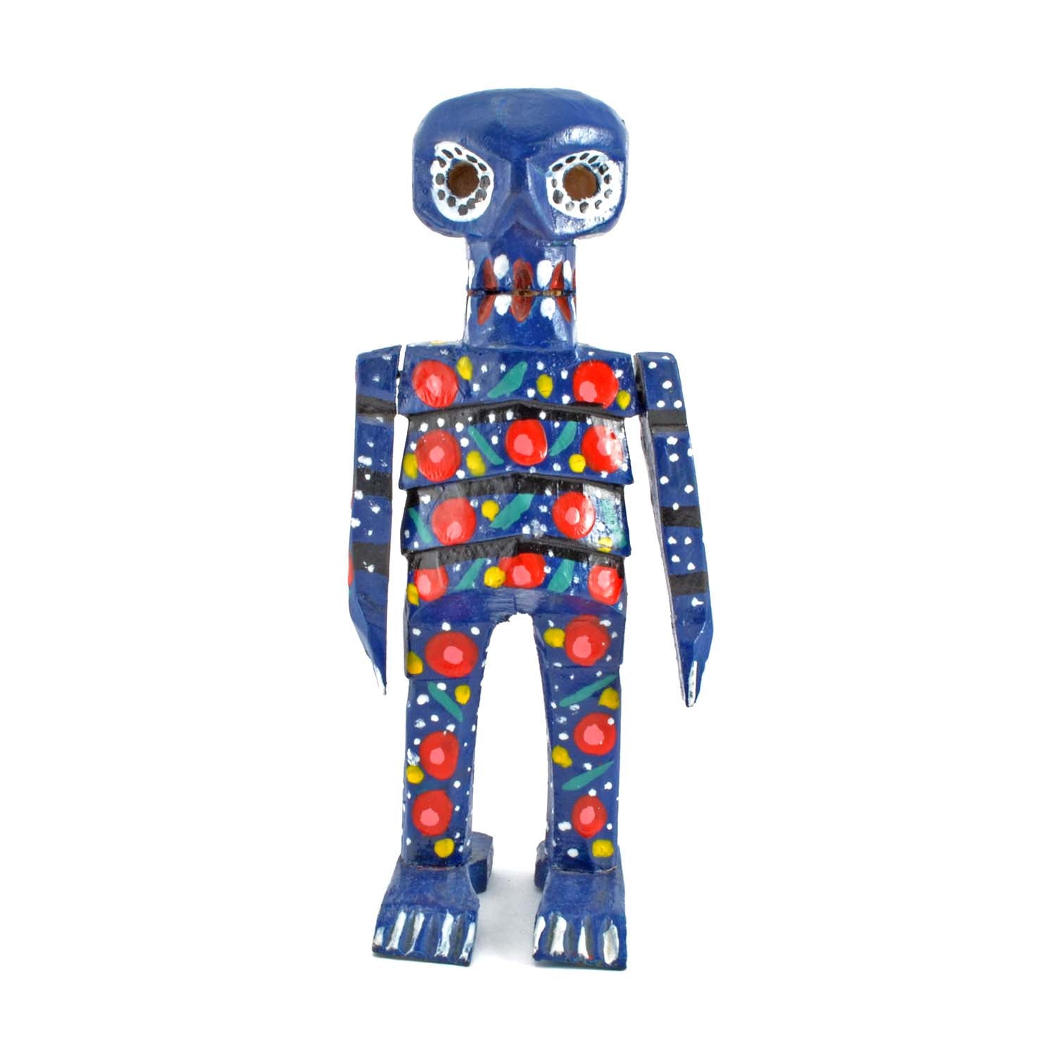 Lucia's World Emporium Fair Trade Handmade Guatemalan Wooden Skeleton Small