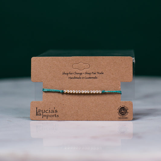 Guatemalan fair trade String bead bracelet