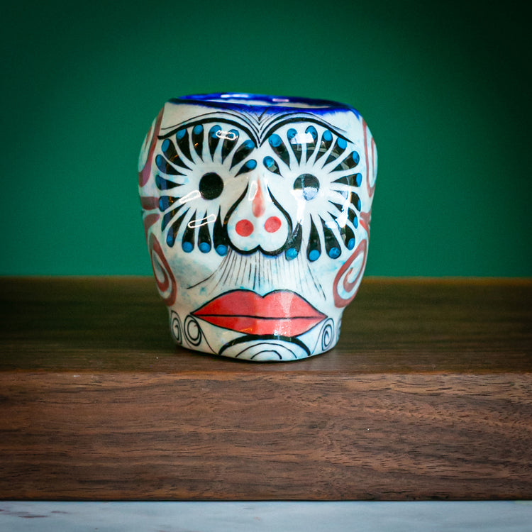 Fair Trade Sugar Skull Coffee Cup / Mug made in Guatemala