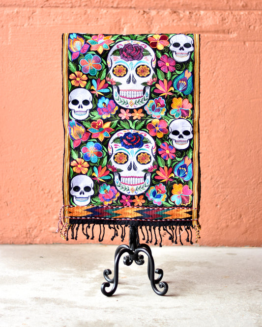 Sugar Skull Table Runner M 50"