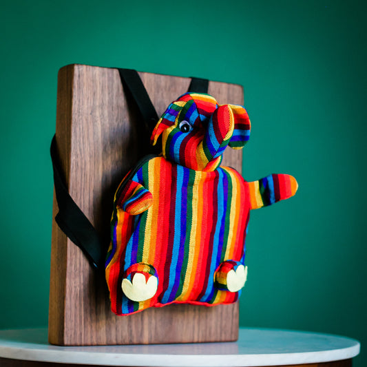 Lucia's World Emporium Fair Trade Handmade Toddler Animal Backpack from Guatemala