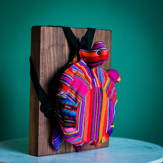 Lucia's World Emporium Fair Trade Handmade Toddler Animal Backpack from Guatemala