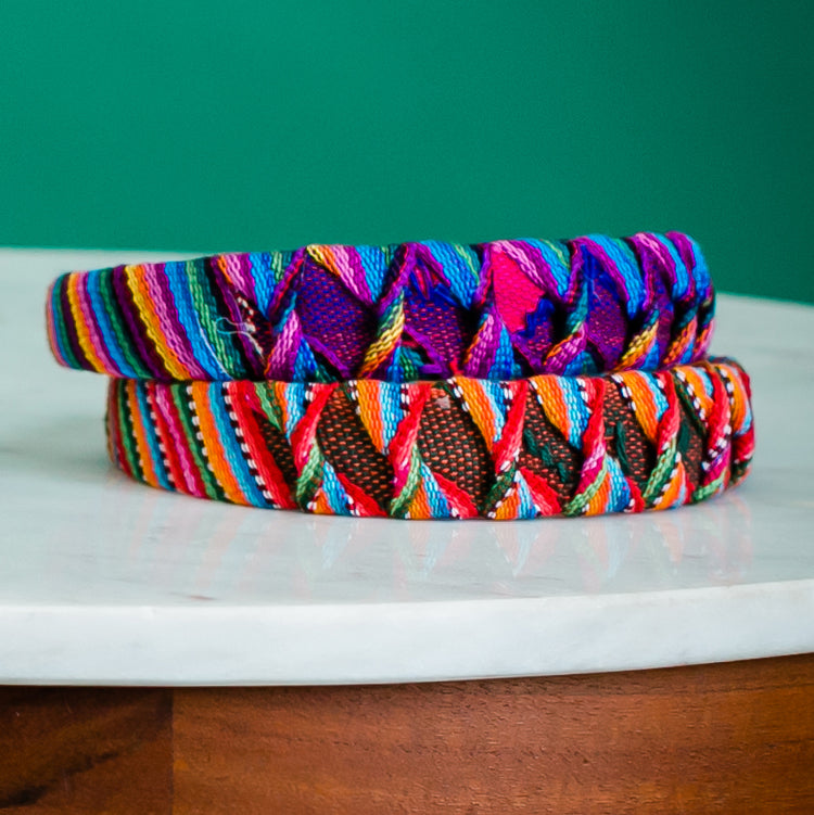 fair trade headband cotton accessories handmade in guatemala