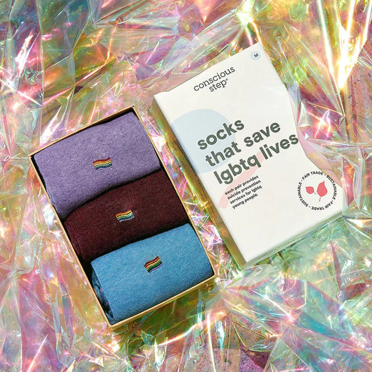 Boxed Set of Socks That Save LGBTQ Lives