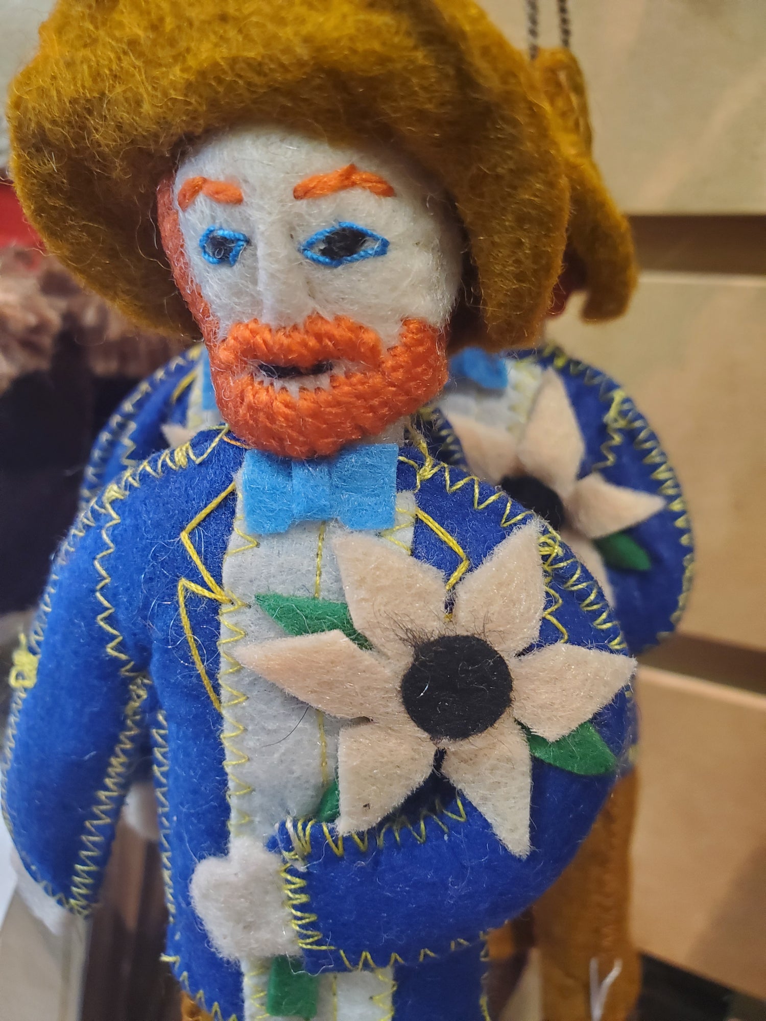 felt Vincent van Gogh ornament