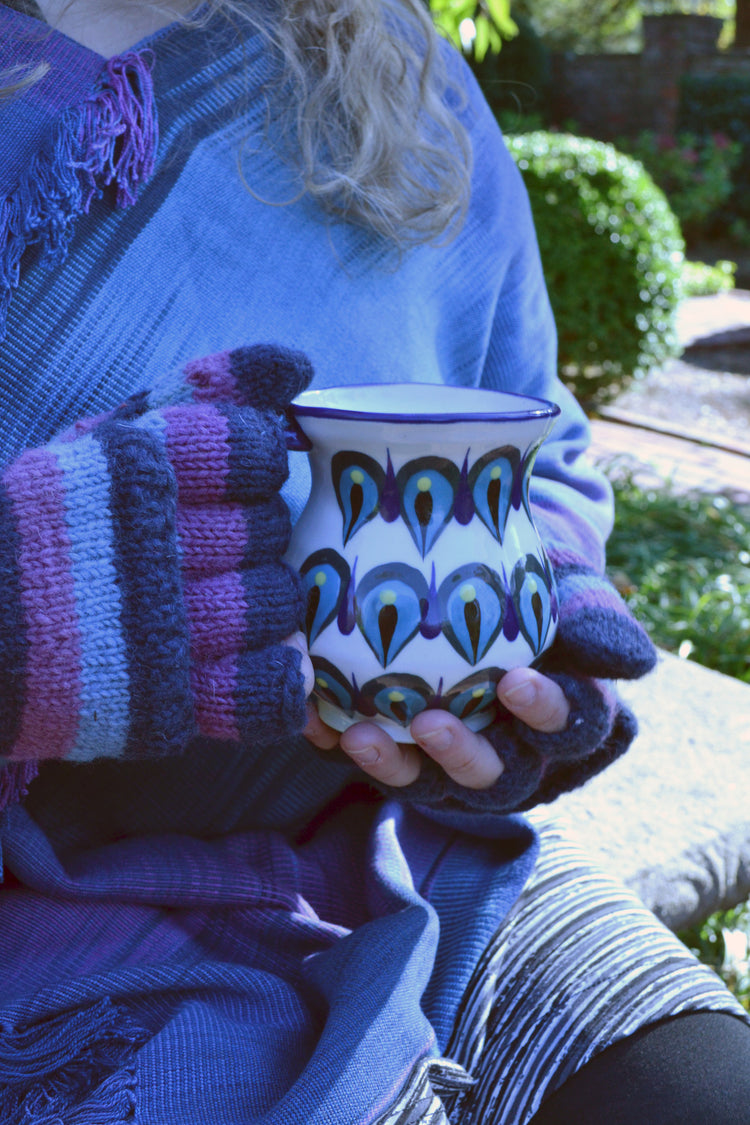 Fair Trade Handmade Guatemalan Ceramic San Antonio Palopo Coffee Cup Mug