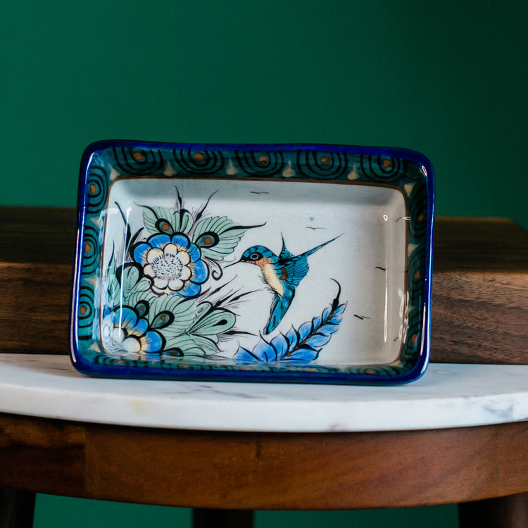 ken edwards pottery fair trade plate dish rectangle wild bird dish fair trade ceramics handmade for the home kitchen accessories party planning shower gift wedding present home decor