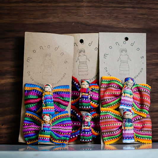 Worry Doll Barrette Set