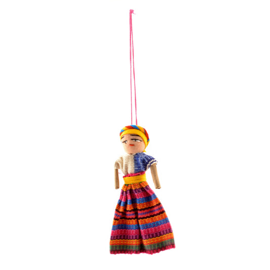 Guatemalan Worry Doll Ornament