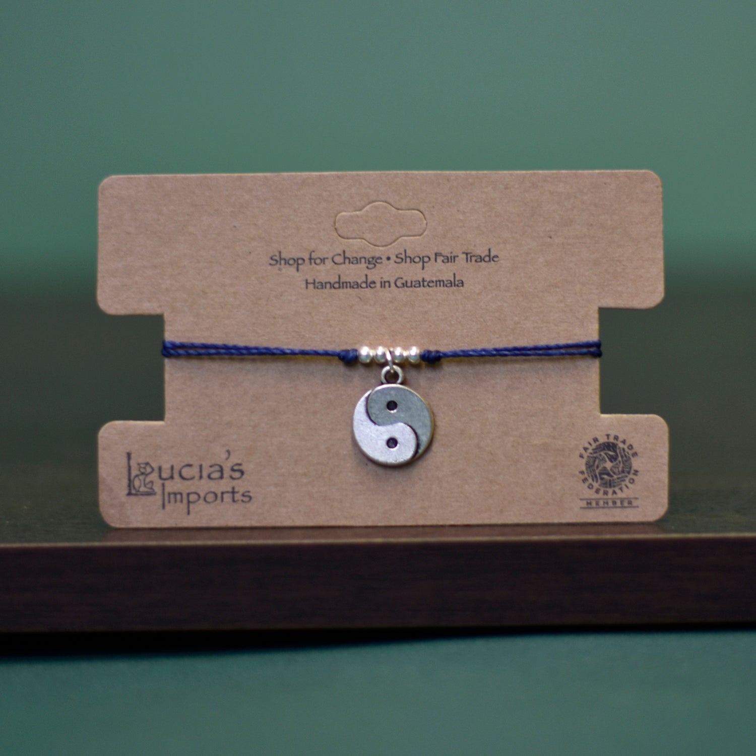 Fair Trade Yin Yang String Bracelet