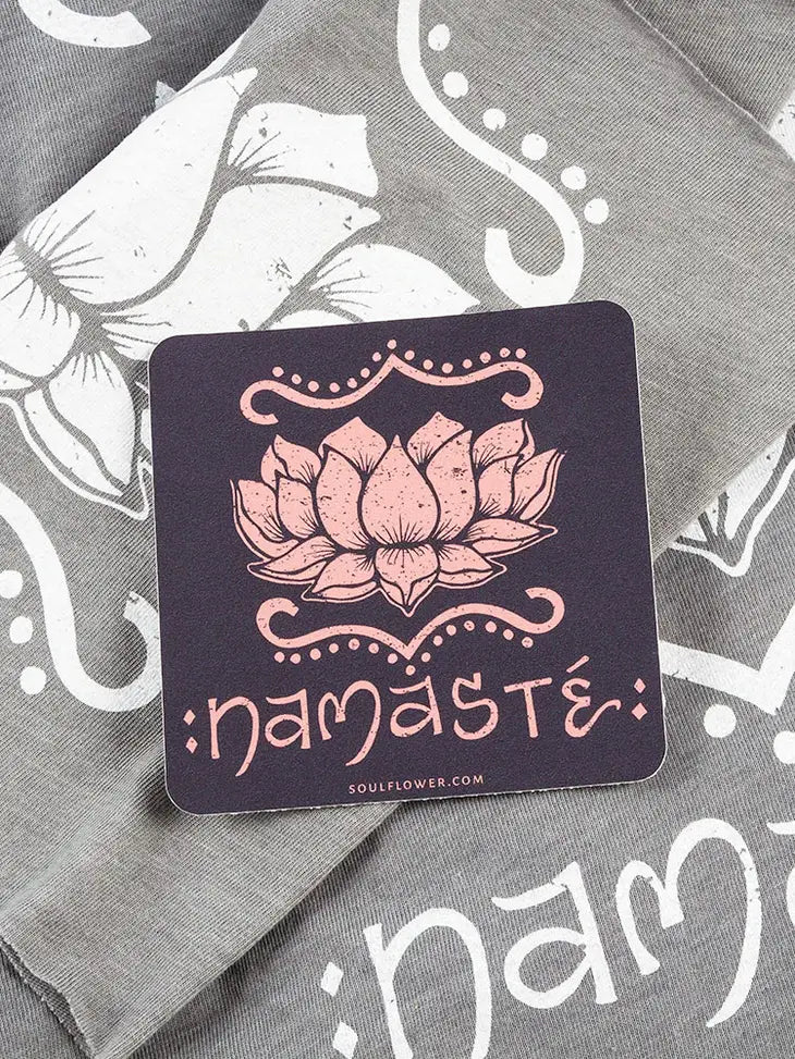 Soul Flower Meditate Sticker
