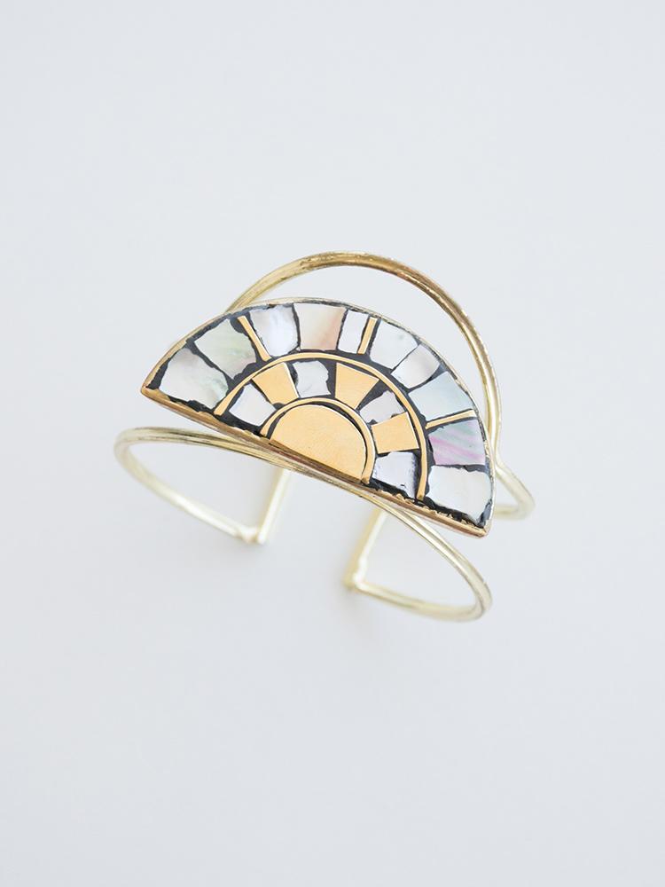 Mosaic Rays Bracelet Shell