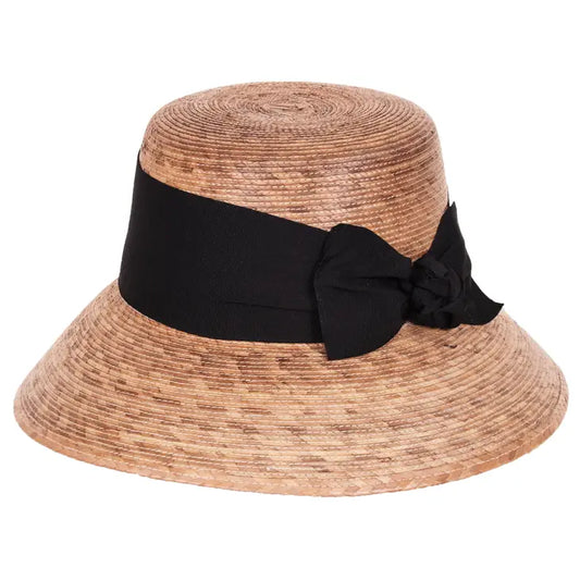 Somerset Bow Woven Palm Hat