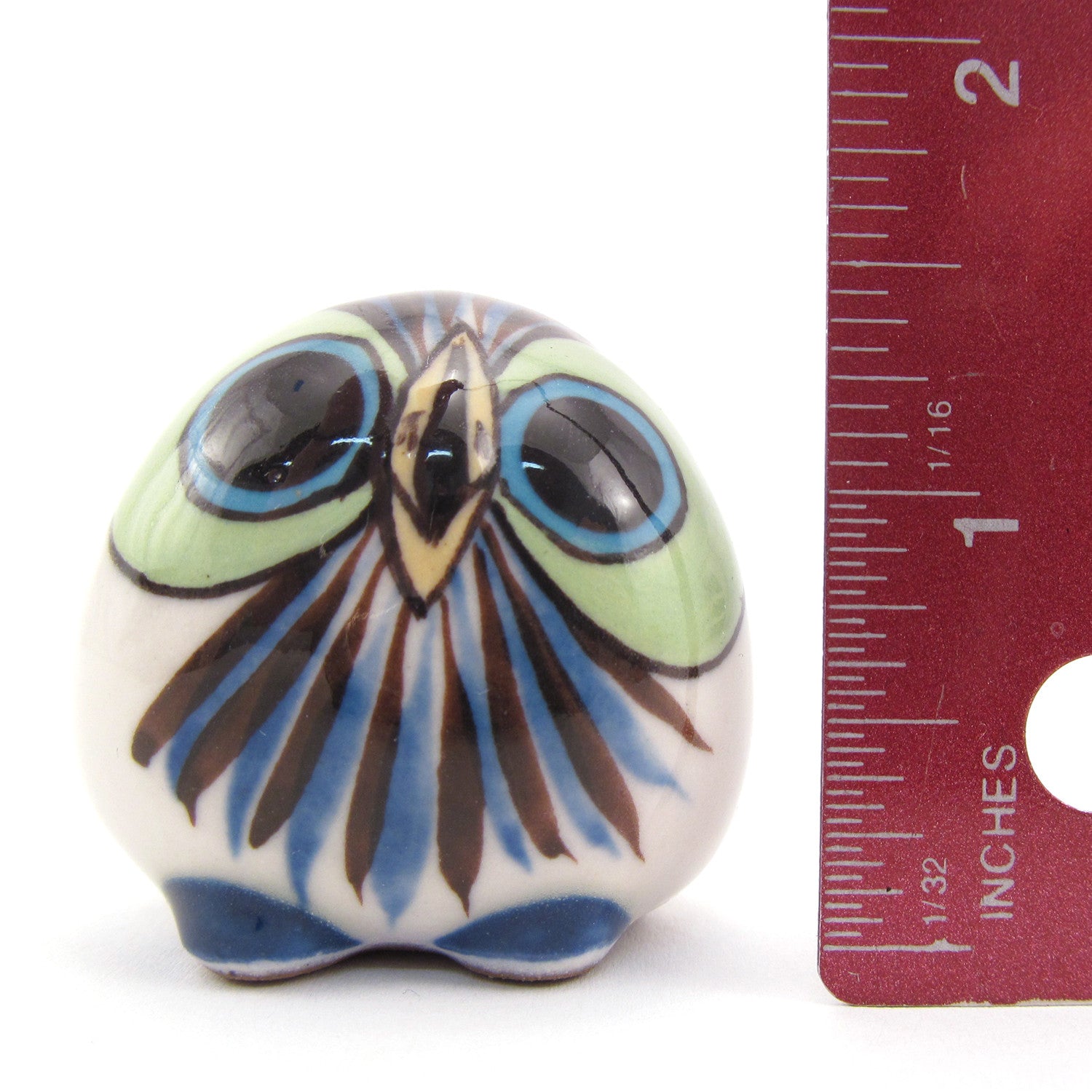 Lucia's World Emporium Fair Trade Handmade Guatemalan Ceramic Painted Baby Owl