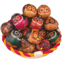 Owls Mix- Gourd Orn