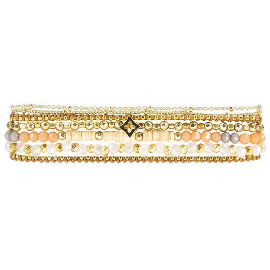 Ellen Dainty Five Wrap Bracelet
