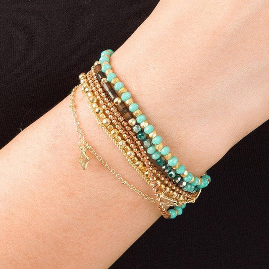 Ellen Dainty Five Wrap Bracelet