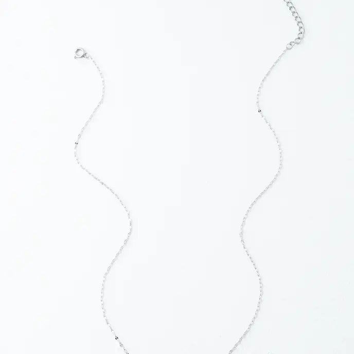 Annie Silver Pearl Necklace