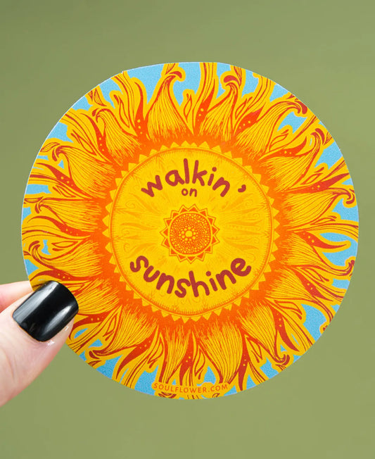 Walkin' On Sunshine Sticker
