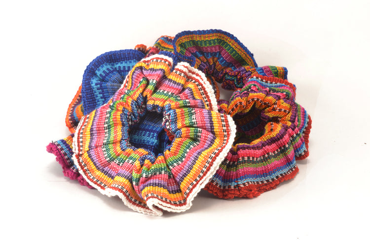 Lucia's World Emporium Fair Trade Handmade Guatemalan Hair Scrunchie