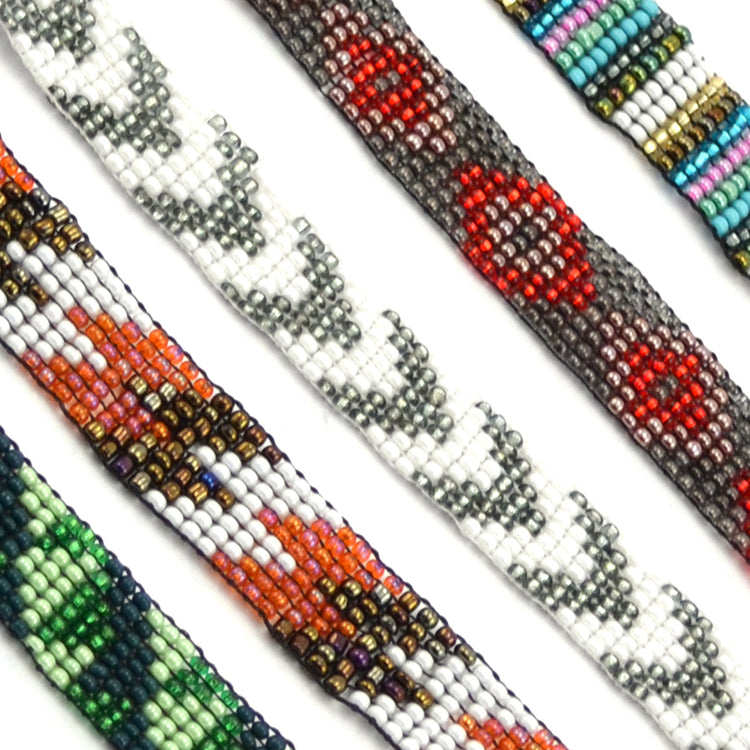 Lucia's World Emporium fair trade and hand beaded friendship bracelets in various colors from Guatemala