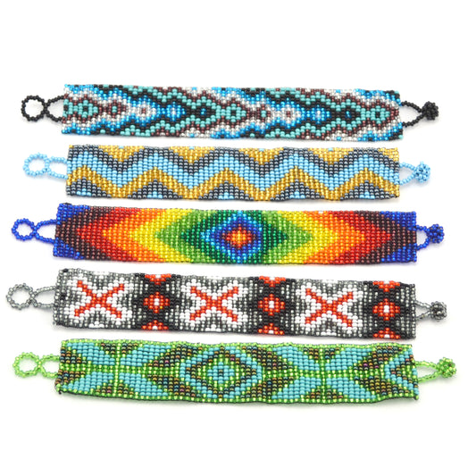 Lucia's World Emporium Fair Trade Handmade Guatemalan Medium Beaded Friendship Bracelet