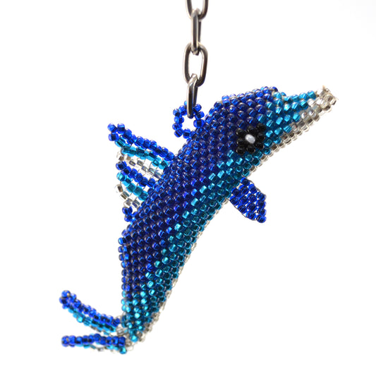 blue dolphin keychain
