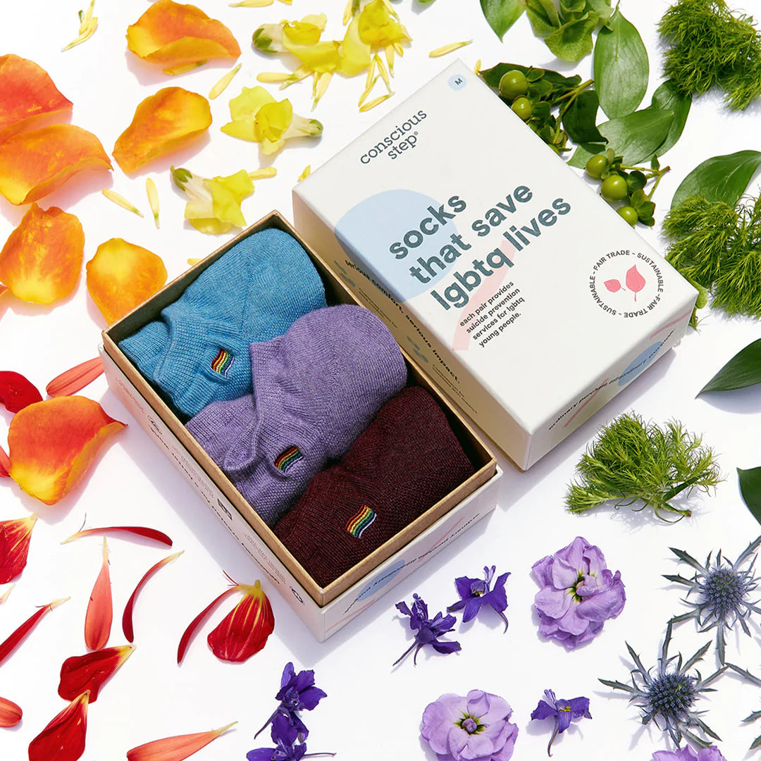 Boxed Sock Boxed Socks That Protect LGBTQ Set – Lucia's World Emporium