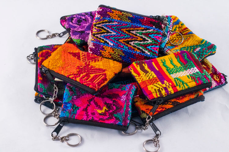 Lucia's World Emporium Fair Trade Handmade Guatemalan Huipile Keychain