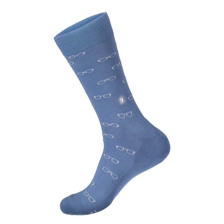 Blue socks socks that give books conscious step