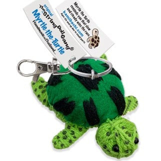 Myrtle the Turtle String Doll Keychain
