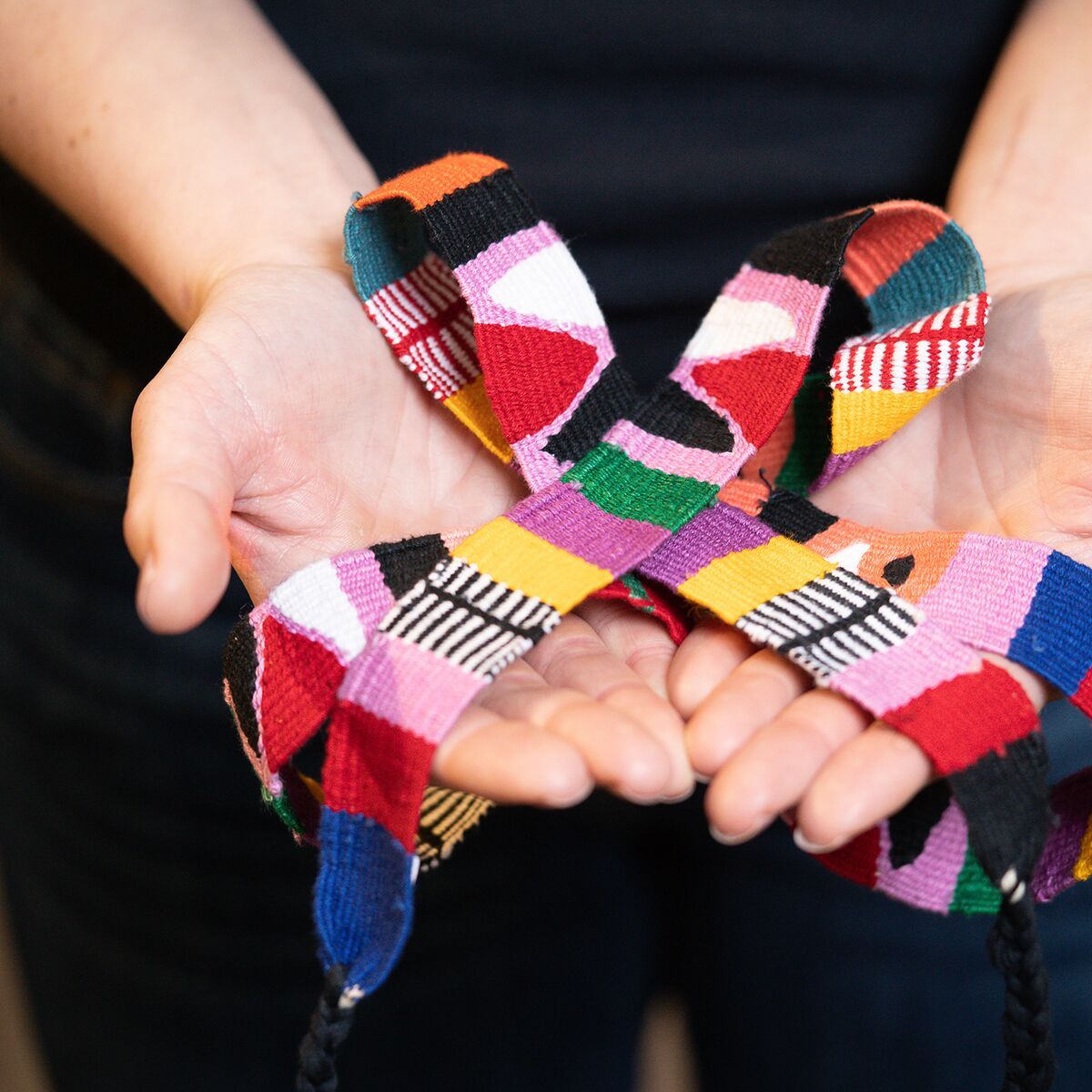 Lucia's World Emporium Fair Trade Handmade Guatemalan Woven Toto Sash and Headband