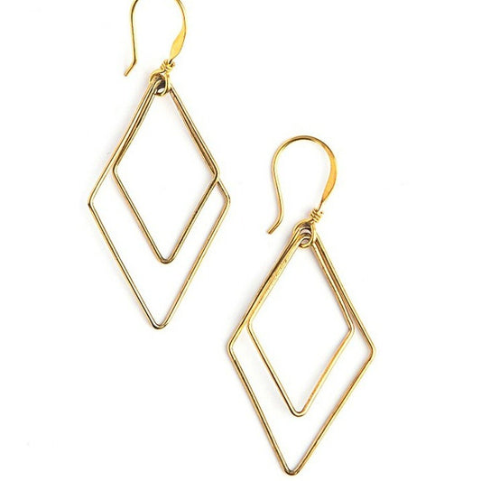 Rhombus Dangle Earring