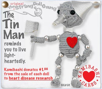 The Tin Man String Doll Keychain