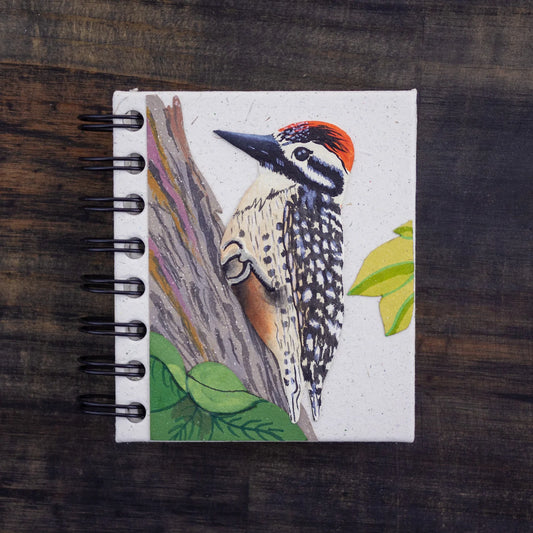 Small Notebook Woodpecker Natural White